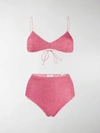 OSEREE LUMIÈRE HIGH-RISE BIKINI SET,LMS80313979419