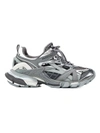 Balenciaga Track Nylon, Mesh And Rubber Sneakers In Grey
