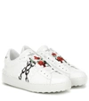 VALENTINO GARAVANI X UNDERCOVER LEATHER SNEAKERS,P00412809