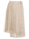 FENDI ASYMMETRIC PLEATED SKIRT,11072607