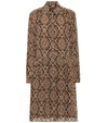 APC PRINTED SILK SHIRT DRESS,P00398586