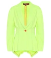 Sies Marjan Haru Single-breasted Twill Jacket In Yellow