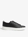 Ted Baker Women's Ruffle Trim Tennis Sneakers In Black