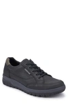 Mephisto 'paco' Waterproof Walking Sneaker In Black Leather