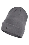 NIKE CUFFED DRI-FIT UTILITY BEANIE - GREY,CI2968