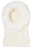 EUGENIA KIM PAULINA CASHMERE AND FAUX FUR SNOOD