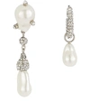 GIVENCHY MIDNIGHT PEARL" EARRINGS",GIVPQGT2SIL
