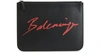 BALENCIAGA Signature Everyday M leather clutch bag,579644-1ED2N/BLACK