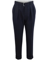 OFFICINE GENERALE PIERRE TROUSERS,W19MTLG138R/NAVY