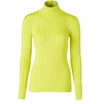 NINA RICCI VISCOSE TURTLE NECK JUMPER,19HMPU031ML0428 LIME