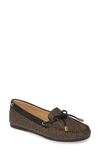 Michael Michael Kors Sutton Moccasin In Animal Print Calf Hair