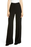 LAFAYETTE 148 DALTON EMBELLISHED SIDE STRIPE WIDE LEG PANTS,MPB18B-6147