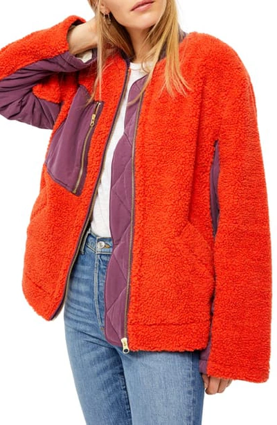 Free People Rivington Jacket In Red