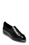 Cole Haan X Rodarte Grand Ambition Slip-on In Black Patent Croc Print