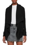 ALLSAINTS DRAPE BRUSHED JACKET,WM026R