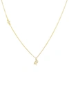 PANACEA INITIAL PENDANT NECKLACE,N04000RG2