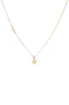 PANACEA INITIAL PENDANT NECKLACE,N04000MG2