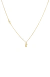 PANACEA INITIAL PENDANT NECKLACE,N04000KG2