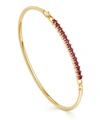 ASTLEY CLARKE GOLD VERMEIL LINIA RHODOLITE BANGLE,5057865941066