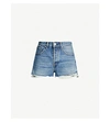 RAG & BONE MAYA RIPPED HIGH-RISE SHORTS