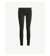 7 FOR ALL MANKIND SKINNY VELVET HIGH-RISE JEANS