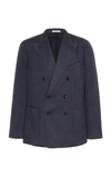 BOGLIOLI DOUBLE-BREASTED CASHMERE-BLEND BLAZER,717603