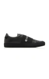 Givenchy Low-top Sneakers Urban Street Calfskin Logo Black In Black