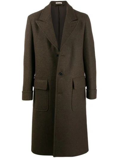 Marni Cappotto Sartoriale In Lana Vergine In Brown