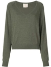 A SHIRT THING V NECK JUMPER