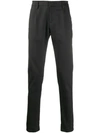 DONDUP TAILORED COTTON TROUSERS