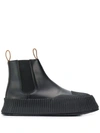 JIL SANDER PLATFORM CHELSEA BOOTS