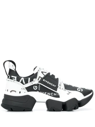 Givenchy Jaw Low-top Leather Trainers, Black/white