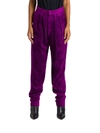 Isabel Marant Fany Pleated Corduroy Trousers In Viola