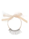 FORTE FORTE CHOKER WITH CRYSTALS AND FRINGING,11073774