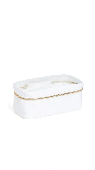 Stoney Clover Lane Clear Open Top Pouch In Blanc