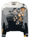 HIGH BY CLAIRE CAMPBELL FLORAL EMBROIDERED JUMPER