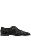 DOLCE & GABBANA SEQUINNED DERBY SHOES