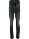 BEN TAVERNITI UNRAVEL PROJECT HIGH-WAIST SKINNY JEANS