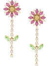 SHOUROUK FLOWER DROP EARRINGS