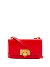 Bottega Veneta Bv Classic Small Leather Shoulder Bag In Red