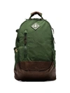 VISVIM GREEN AND BROWN CORDURA 20L NYLON BACKPACK