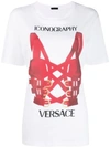 VERSACE HARNESS PRINTED T