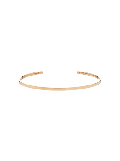 LE GRAMME 18KT YELLOW GOLD RIBBON BRACELET