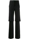 OFF-WHITE LAYERED TAILORED TROUSERS