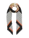BURBERRY ARCHIVE PRINT LARGE SQUARE SCARF,801598214032807