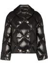 BALMAIN DOUBLE-BREASTED PUFFER JACKET