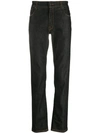 FENDI FF POCKET STRAIGHT-LEG JEANS