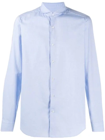Al Duca D'aosta Barba Long-sleeved Shirt In Blue
