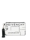 GIVENCHY 大面积LOGO印花小手包