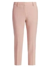 THEORY Treeca Skinny-Leg Cropped Good Wool Suiting Pants
